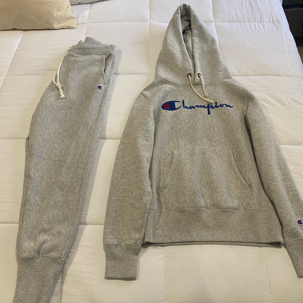 Champion sweat suit matching Set